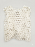 Guipure Lace Floral Cutout Tank Top