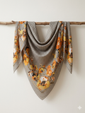 Pansy Floral Print Shawl