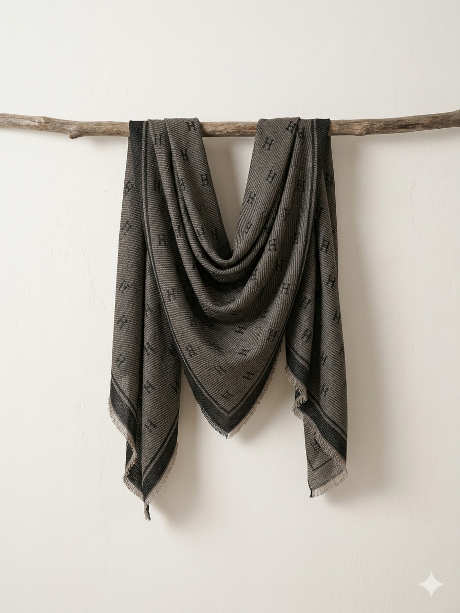 Monogram Jacquard Shawl