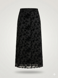 High-Waisted Satin Maxi Skirt