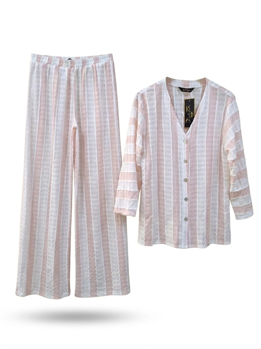 High-Waisted Wide-Leg Tailored Trousers with a D-Ring Fabric Bel
